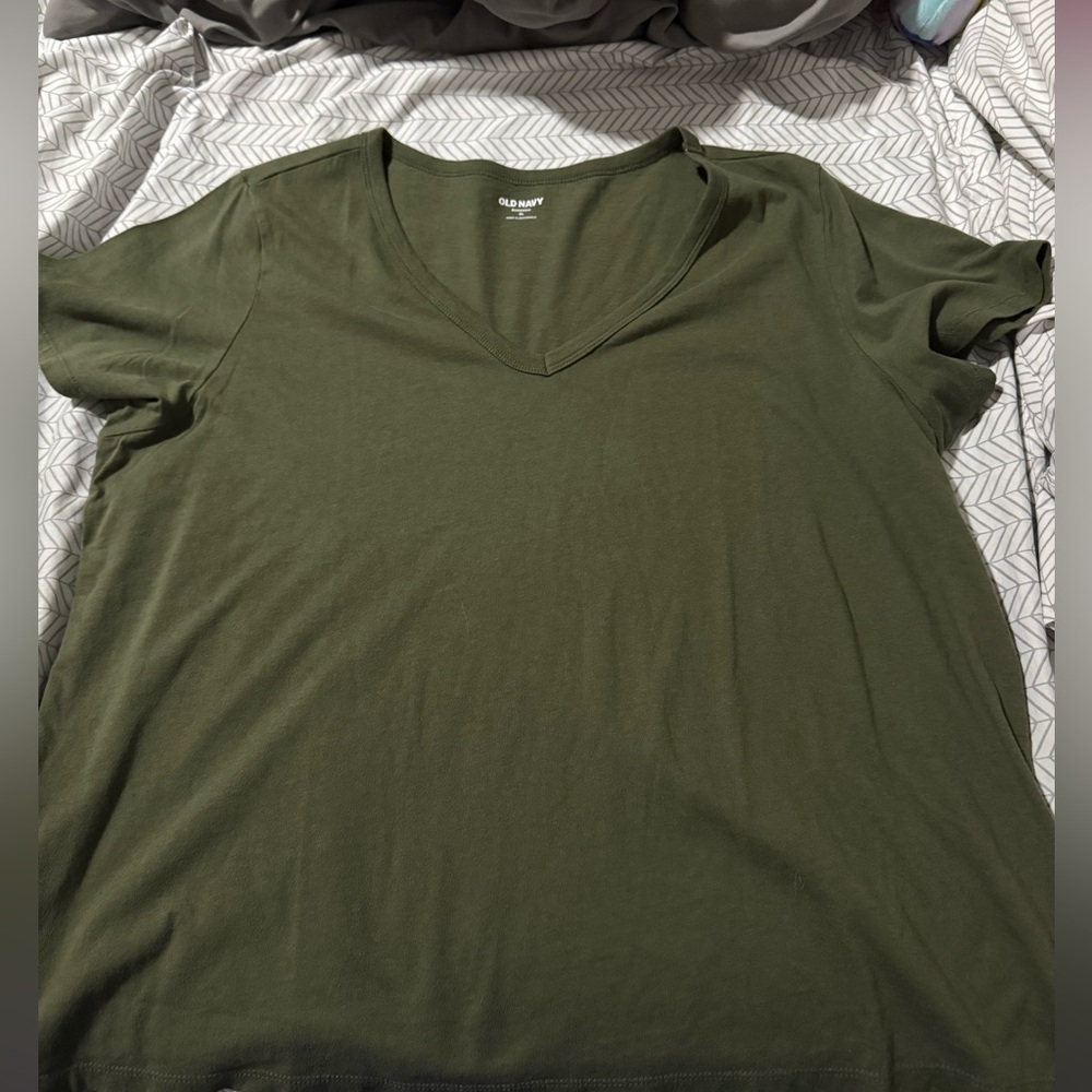Old Navy Green Short Sleeve T-Shirt